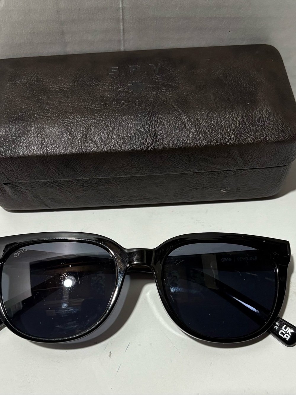SPY Black Sunglasses with Dark Lenses